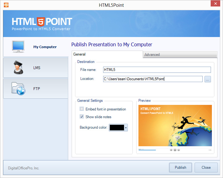 html5point general